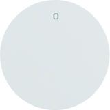 R.1/R.3 Klawisz z nadrukiem 0 do łącznika 1-klawiszowego biały Berker 16222089 WLW1014WG HAGER