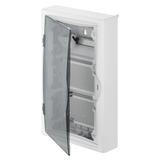 ECONOMIC BOX RN 3/36 MULTIMEDIALNA drzwi transparentne (N+PE) IP 40