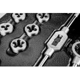 Narzynki i gwintowniki, zestaw 31 szt., wkładka