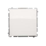 Simon Basic Przycisk pojedynczy zwierny bez piktogramu 10A szybkozłączka biały