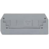 ścianka końcowa szara