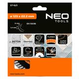 Tarcza diamentowa 125 x 22.2 mm, turbo super cienka