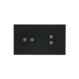 Simon 54 Touch Panel dotykowy S54 Touch 2 moduły 2 pola dotykowe poziome + 2 pola dotykowe pionowe zastygła lawa DSTR223/73 KONTAKT