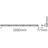 Oprawa hermetyczna LED DAMPPROOF VALUE 40W 4800lm 4000K 1200mm IP65 4058075300828 LEDVANCE