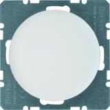 BERKER R.1/R.3 Zaślepka z płytką czołową biały połysk 10092089 HAGER