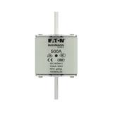 NH FUSE 500A 500V GG/GL SIZE 3 Wkładka NH3 500A 500V GL/GG podwójny wskaźnik 500NHG3B EATON