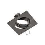 SUFITOWA OPRAWA PUNKTOWA PORTO - K Z REGULACJĄ, ODLEW, IP20, CZARNY CHROM, KWADRAT