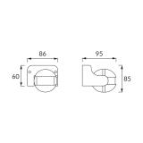 Czujnik ruchu AZOR PIR WHITE