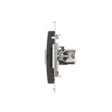 Simon 54 Gniazdo HDMI podwójne czarny