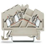 złączka 3-przewodowa Ex 2,5 mm2 jasnoszara