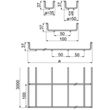 KSG200H35/3 Korytko siatkowe zgrzewane z drutu galwanicznego