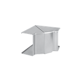 Simon Connect Regulowany kąt wewnętrzny Cabloplus 130x55mm aluminium TKA1305507/8 KONTAKT