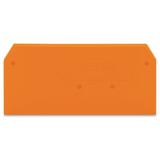 ścianka końcowa pomarańczowa