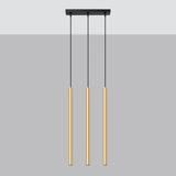 Sollux Lampa Wisząca PASTELO 3L złoty połysk SL.1196