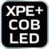 Latarka czołowa akumulatorowa USB 250 lm COB LED + czujnik ruchu