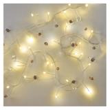 Lampki świąteczne girlanda cyrkonie 40 LED 1,2 m 3x AA ciepła biel IP20 timer DCGW16 EMOS
