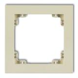 DECO Ramka pojedyncza z tworzywa DECO Pastel Matt orzech ziemny 44DR-1 KARLIK
