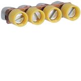 Mostek izolowany 4mm2 4-krotny KWJ04A4 HAGER