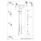 Lampa wisząca PRYSM 3P biała