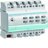 KNX s Sterownik załączający / żaluzjowy 4 A 8-/4-kr 6 mod TYA608A HAGER