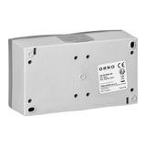 Gniazdo podwójne natynkowe hermetyczne AQUATIC PRO IP55 16A 230V AC Szaro-Grafitowy OR-OE-7406/GR ORNO