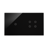 Simon 54 Touch Panel dotykowy S54 Touch 2 moduły 1 pole dotykowe + 4 pola dotykowe zastygła lawa DSTR214/73 KONTAKT