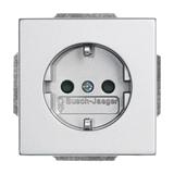 FUTURE Gniazdo SCHUKO Światło nocne orientacyjne, Z dolnym podświetleniem LED aluminiowo srebrny 2CKA002013A5293 ABB