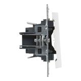 SUNO - Łącznik schodowy - 10 AX - 250 V~ - zaciski automatyczne, Biały, Legrand