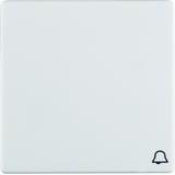 BERKER Q.x Klawisz z nadrukowany symbol dzwonek do łącznika 1-klawiszowego biały aksamit 16206059 HA