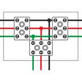 PIP-2AN P3x3x6 Puszka przeciwpożarowa, prostokątna, E90, przelotowa 3x3x6mm2, 225x125x36 mm - kolor