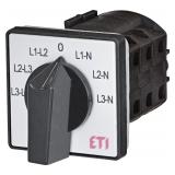 Przełącznik woltomierzowy 3f, 3f-N CS 25 66 U 004773090 ETI