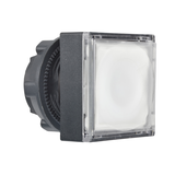 Harmony XB5 Przycisk płaski biały push push LED kwadratowy plastikowy ZB5CH313 Schneider