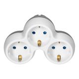 Rozgałęźnik 3x2P+Z (Schuko) biało-szary OR-AE-13239(GS) ORNO