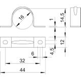 605, OBEJMY MOCUJ.16MM ALMG 3