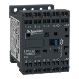 Stycznik mocy, TeSys K, 12A, 3P, 1NO, cewka 24VDC, zaciski sprężynowe LP1K12103BD3