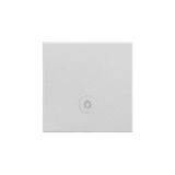 Simon 55 Klawisz pojedynczy z oczkiem z piktogramem /światło/ do: SP1M Aluminium mat