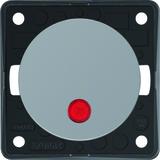 Integro Flow Łącznik klaw. przyc. podświetlany z czerw. socz., szary
