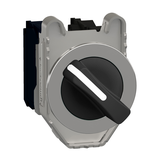 Harmony XB4 Przełącznik zlicowany metal czarny fi30 2 położeniowy stabilny 1NO 1R XB4FD25 Schneider