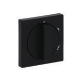 FUTURE Pokrywa z pokrętłem i nadrukiem czarny matowy