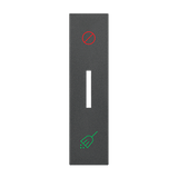 LIVING NOW - KLAWISZ  NIE PRZESZKADZAĆ / SPRZĄTNĄĆ POKÓJ  - 1 MODUŁ - CZERŃ, Bticino