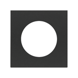 Simon 100 Pokrywa gniazda europejsko-amerykańskiego czarny mat