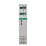 Przekaźnik bistabilny na szynę DIN z przekaźnikiem inrush 160A/20ms BIS-411-LED F&F