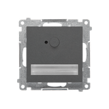 Simon 55 Oprawa oświetleniowa LED 230V z czujnikiem ruchu (1,2 W) Barwa neutralna 4200K Grafitowy ma