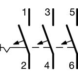 MCB Wyłącznik nadprądowy 10kA/15kA 3P C 1A NCN301 HAGER