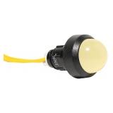 Lampka sygnalizacyjna LED D=20mm żółta 230V AC LS LED 20 Y 230AC 004770818 ETI