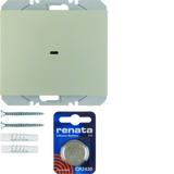 BERKER K.5 KNX RF quicklink Przycisk radiowy pojedyncza płaski stal lakierowana 85655273 HAGER