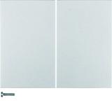BERKER K.5 KNX RF quicklink Przycisk podwójny aluminium lakierowana 85146177 HAGER
