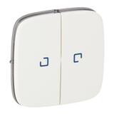 VALENA ALLURE - KLAWISZE BIAŁE ŁĄCZNIKA ŚWIECZNIKOWEGO Z PODŚWIETLENIEM LED, Legrand