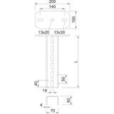 US 7 K/60, WIESZAK U Z GŁOW.600MM FT