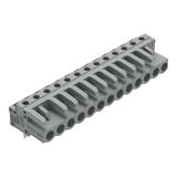MCS-MIDI Classic gniazdo kątowe 13-bieg. szare raster 5 mm /25szt./ WAGO